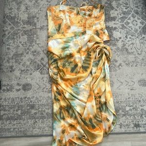 2 piece plus size dress